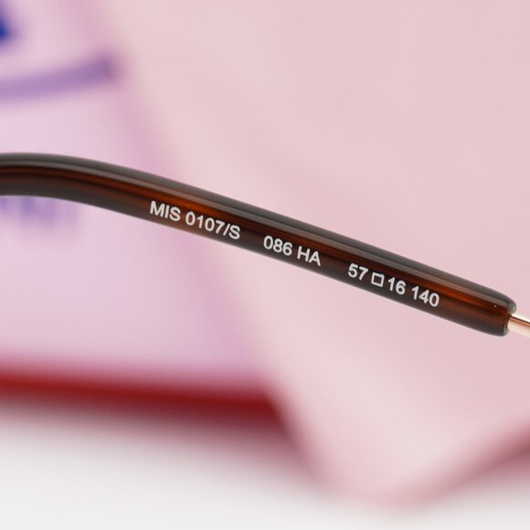 Missoni MIS 0107/S 0086 HA Square Sunglasses - Havana/Brown main image 4